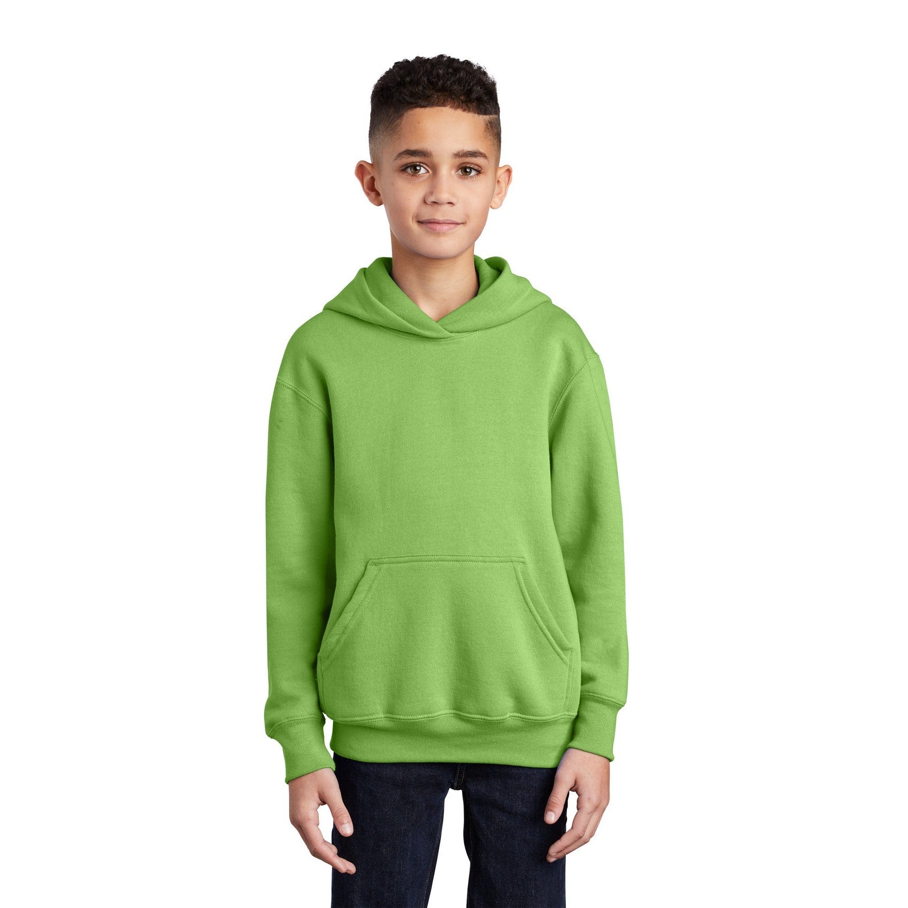 Port & Company-Port & Company® - Youth Core Fleece Pullover Hooded Sweatshirt. PC90YH-MedTech-14